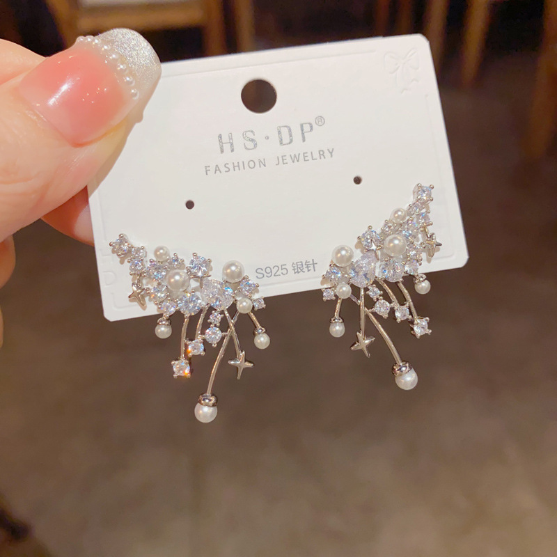 简约经典耳钉推荐100款百搭时尚925银针耳环锆石珍珠几何耳饰批发详情5