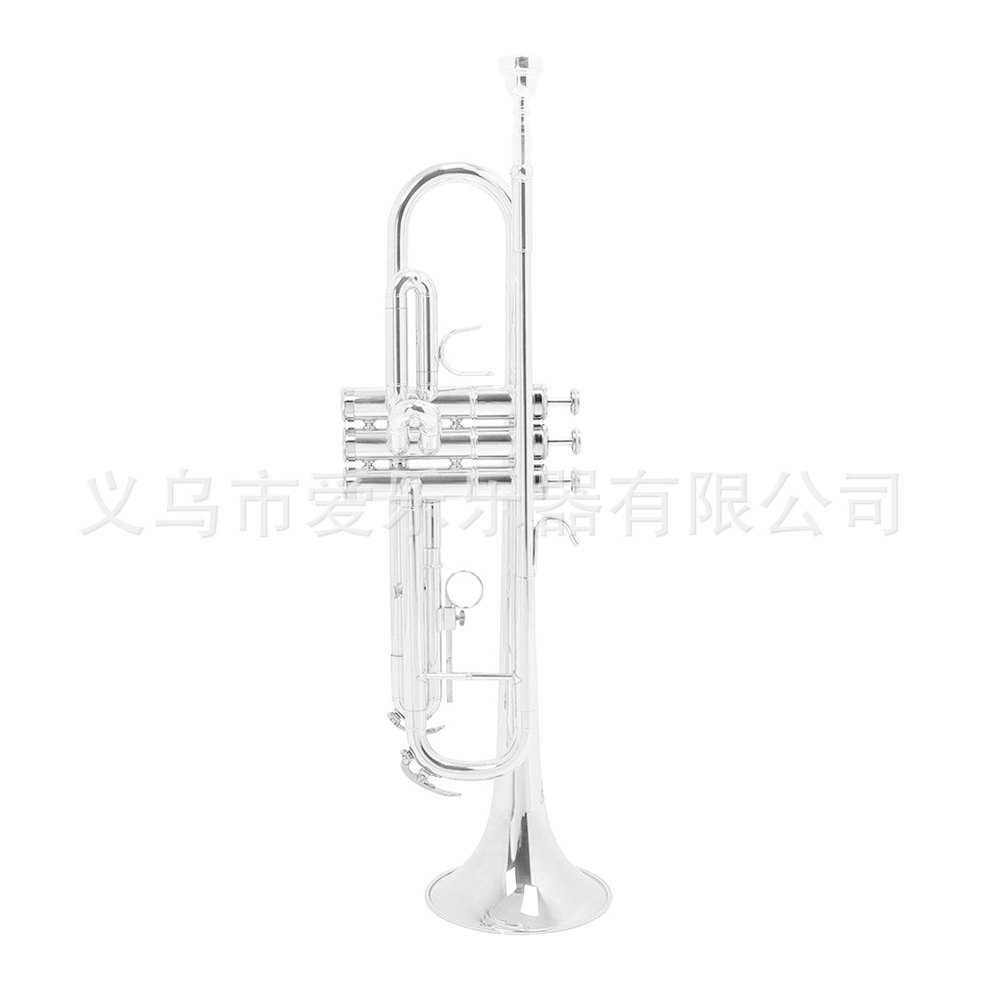 Wholesale of SLADE standard Bb brass trumpet foam box for children and students to perform three-tone trumpets pic 8