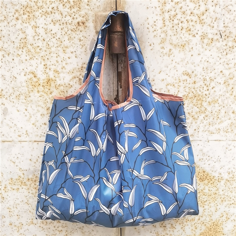 超大号卡通日本折叠环保购物袋防水尼龙买菜包收纳包米奇头手提袋详情16