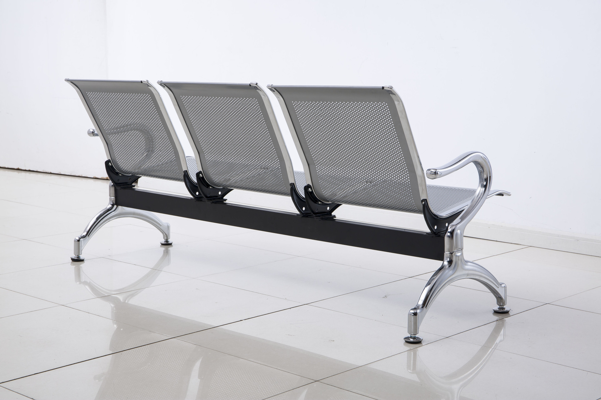 三人位排椅机场不锈钢长椅子医院等候诊椅公共联排休息座椅输液椅详情7