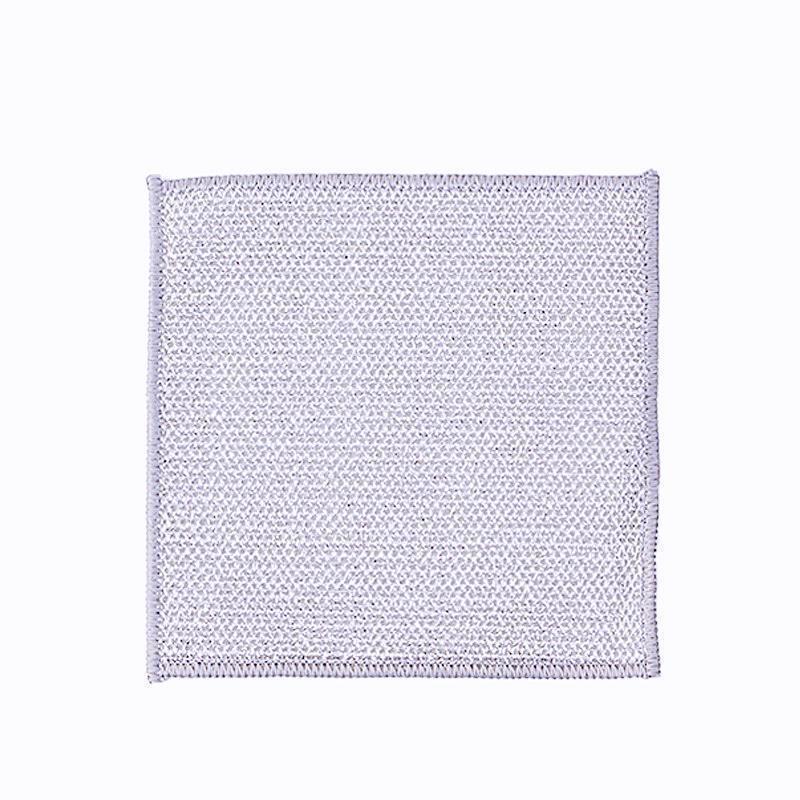【 Zone 2-13 】30*30【 Silver Wire 】 Cloth 100 per bundle 200030*30 Double-layer plastic Wire Cloth Mesh Cloth Household cleaning Silver Wire Cloth Larger and thicker 1 yuan wholesale pic 5