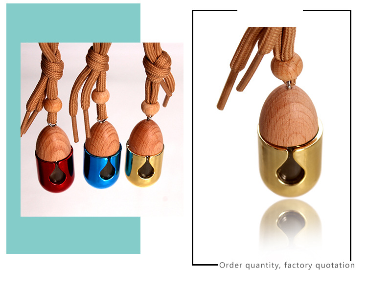 7ml teardrop-shaped perfume bottle, wooden cap with lanyard, car pendant, aromatherapy bottle, small pendant, essential oil portioned bottle pic 4