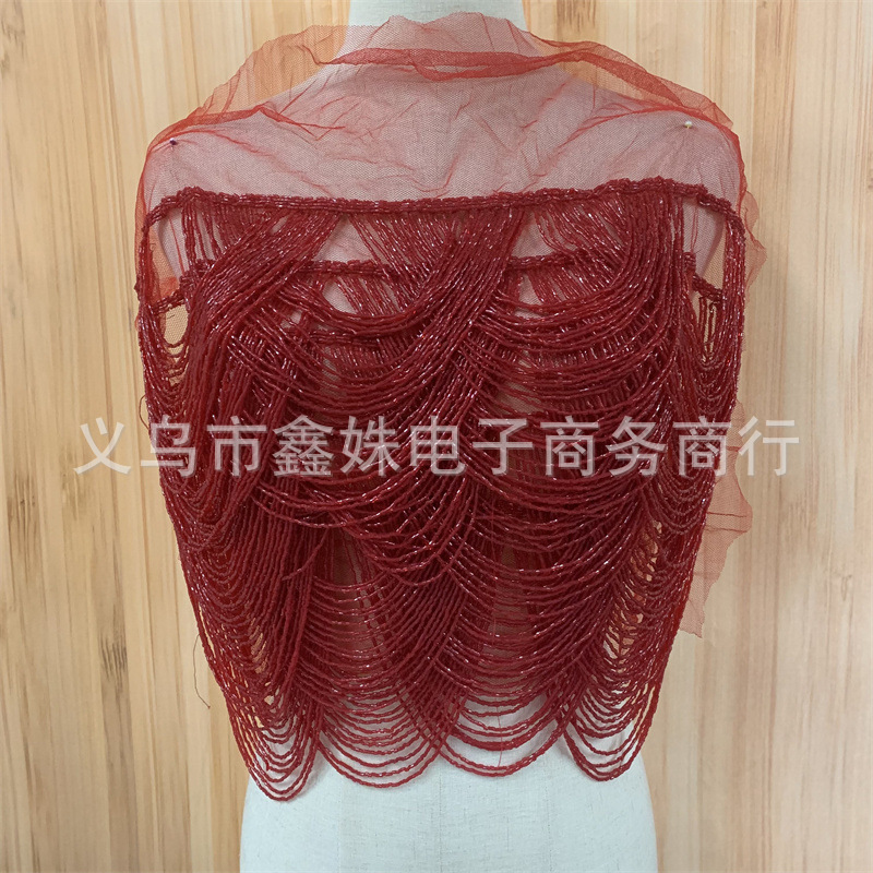 New tassel clothing, wedding dresses and evening gowns, handcrafted tassel applique garments pic 1