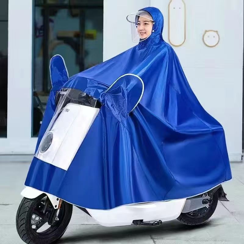 雨衣电动摩托车雨披防暴雨成人男女提花单双人加厚防水防暴雨骑行详情9
