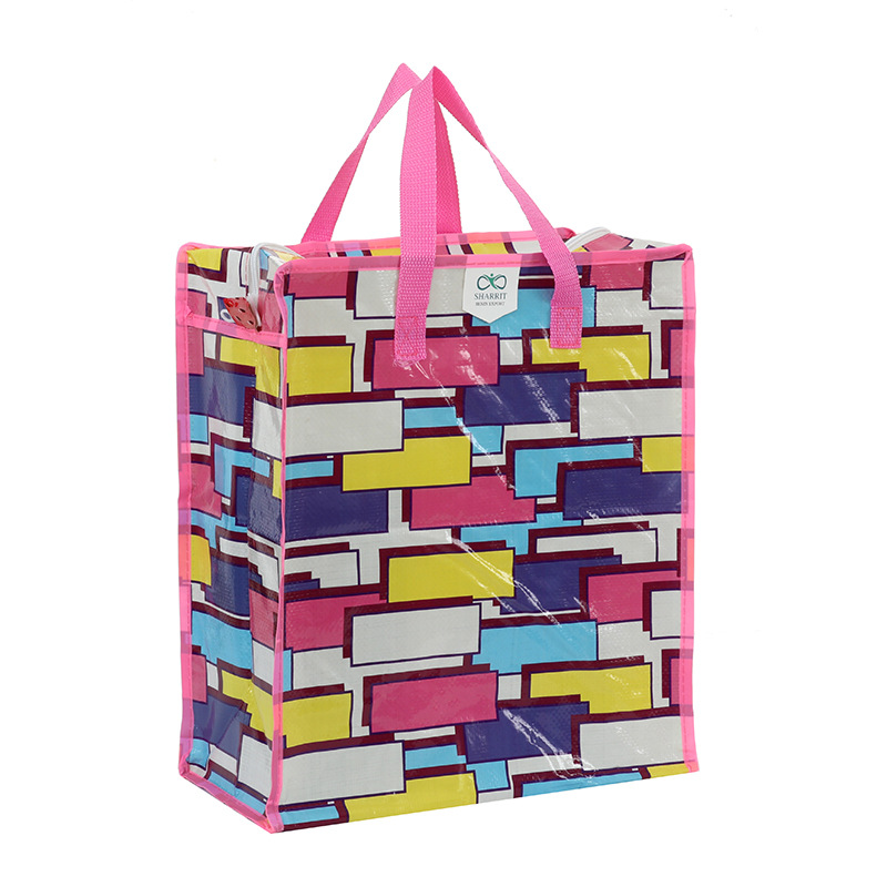 厂家批发衣物收纳袋防水防潮编织袋家用棉被衣服收纳手提打包袋详情30