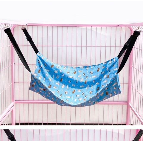 Factory pet supplies canvas cat cages, hammocks with fleece hanging, adjustable length, pet cat hanging beds pic 9