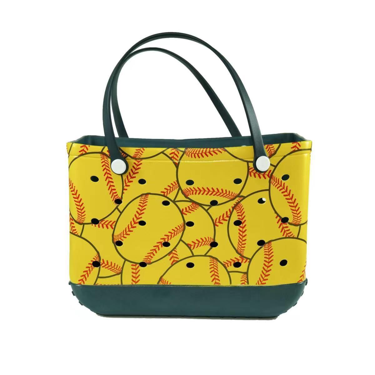 eva basket travel shoulder bag, perforated bag, waterproof and durable storage, eva beach bag, perforated bag, eva handbag pic 18