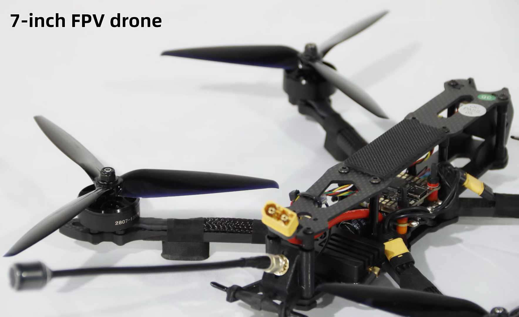 无人机厂家直供7寸fpv5.8GELRS无人机航拍机详情9