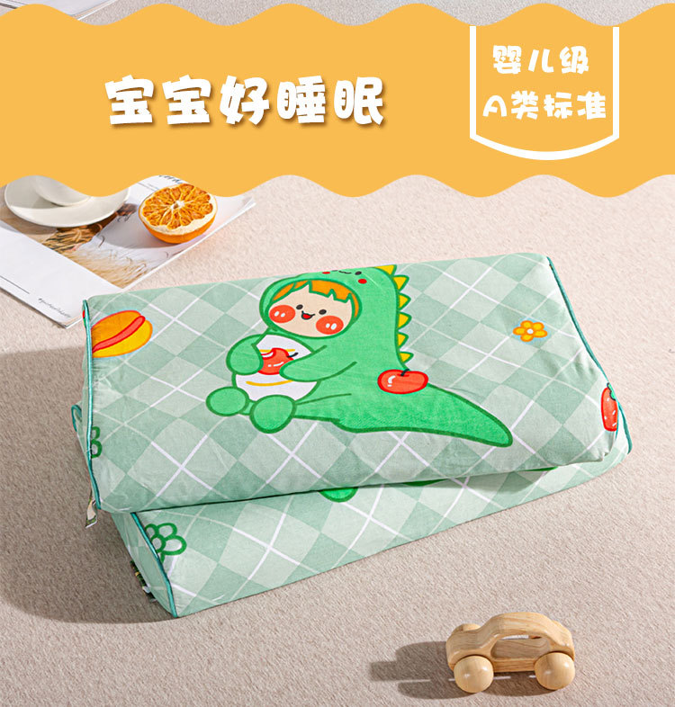 纯棉乳胶枕芯爆款批发成人天然乳胶枕头低颈椎护颈枕幼儿园儿童枕详情2