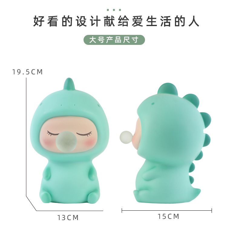 Cute vinyl figurines, cake baking decorations, little dinosaurs, bubble-blowing soft furnishings, and creative home dolls for the living room pic 3
