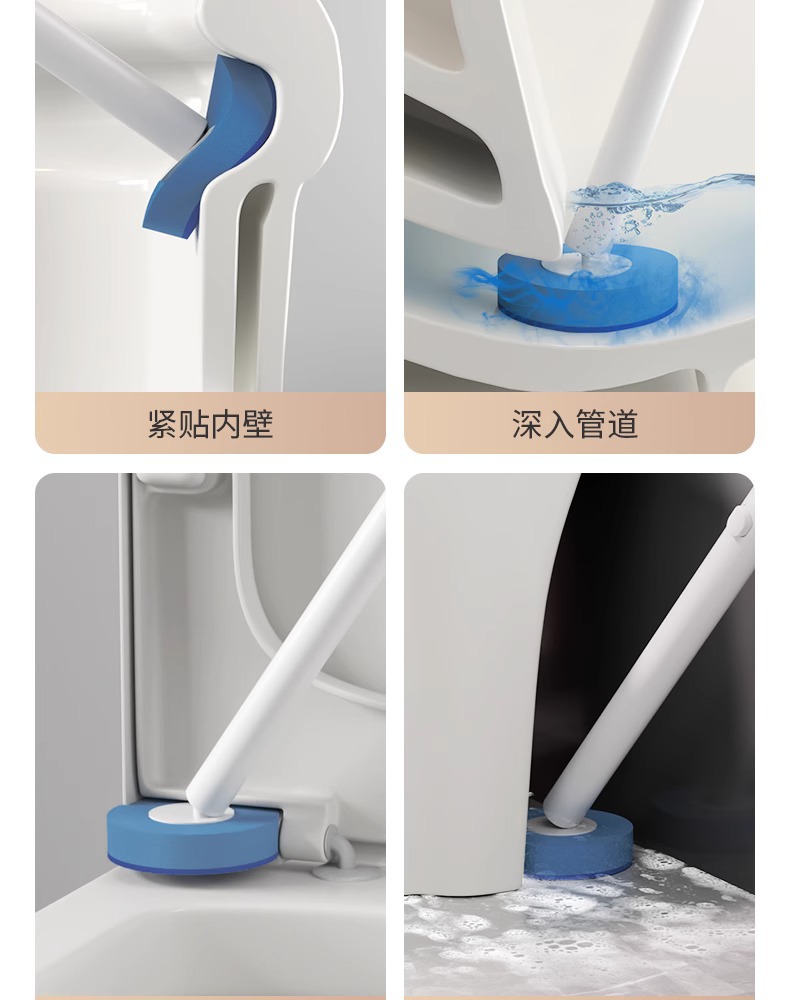 一次性马桶刷家用无死角洗厕所刷子2024新款神器壁挂清洁替换刷头详情16