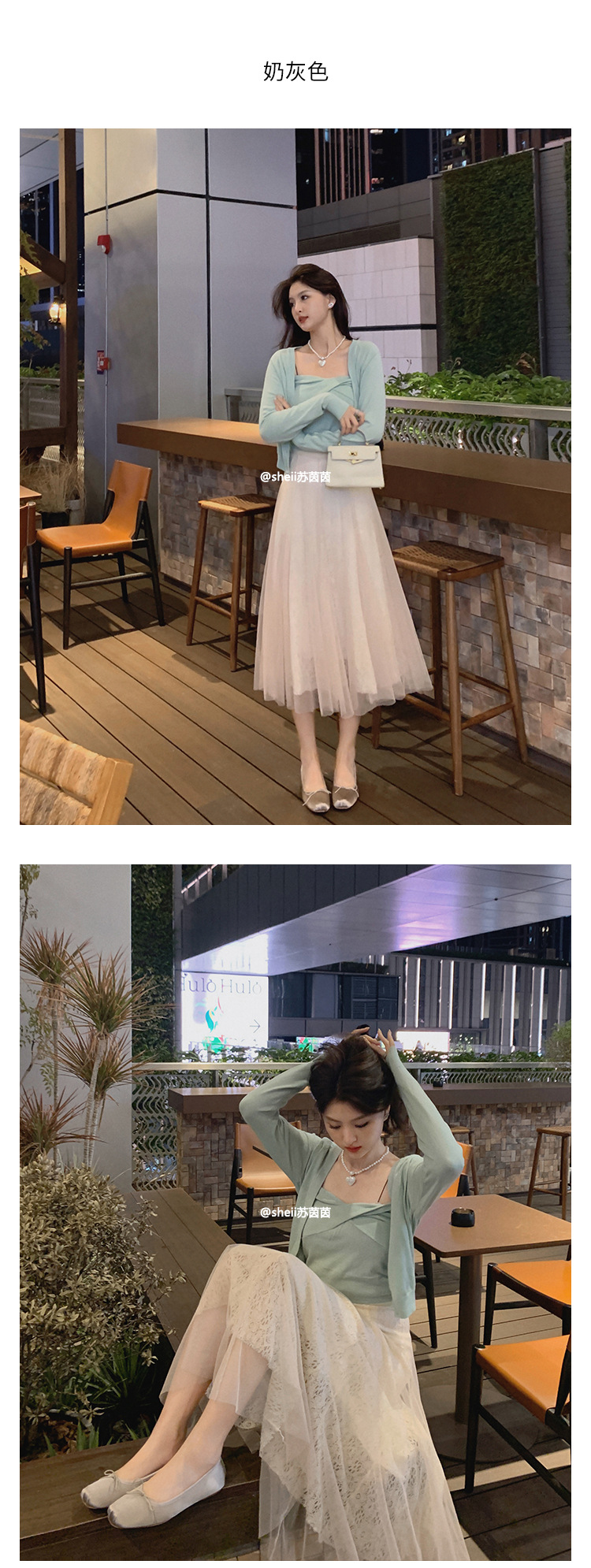 【sheii苏茵茵】暮光少女~方头法式蝴蝶结浅口芭蕾单鞋女平底鞋详情24