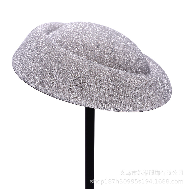 DIY儿童成人小礼帽头饰幻彩材料帽胚空姐帽底座表演节庆帽子帽托详情11