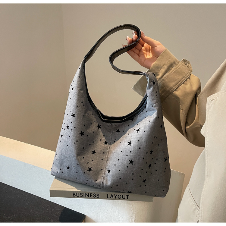 通勤大容量女包新款流行波点单肩包时尚百搭托特水桶包都市斜挎包详情46