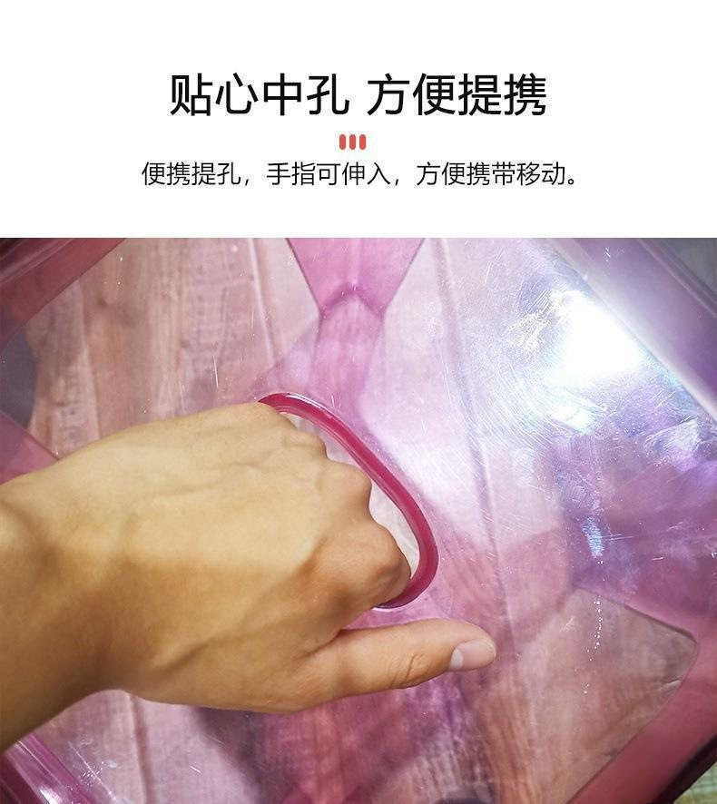 *透明塑料凳子加厚家用矮凳可叠放耐用备用高凳亚克力餐厅椅子详情11