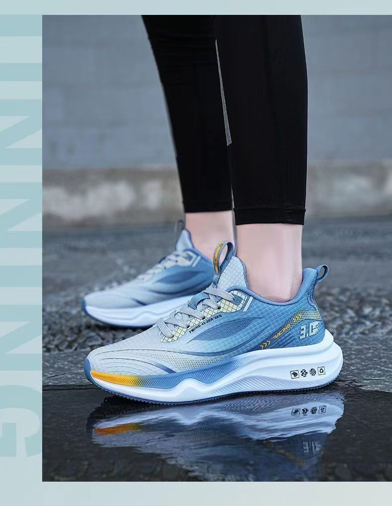 男鞋春季新款网面超轻跑鞋运动鞋透气减震软底学生鞋轻便跑步鞋详情8