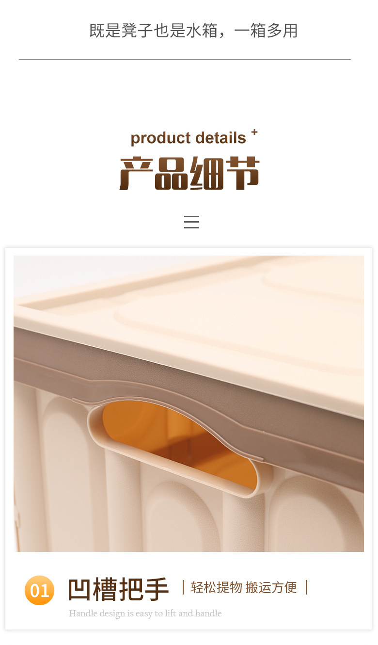 车载后备箱储物箱收纳箱汽车后尾厢整理收納箱车用置物盒汽车用品详情17