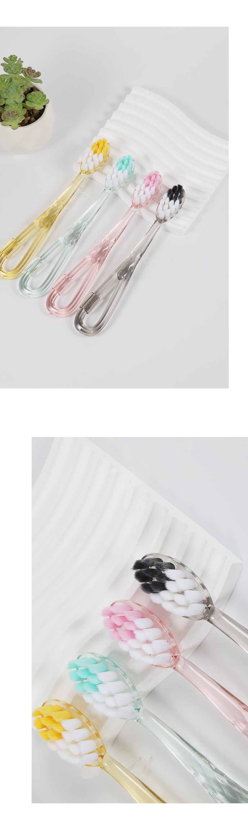 韩国巨无霸软毛牙刷成人家用宽头万毛大头牙刷独立包装高颜值批发详情8