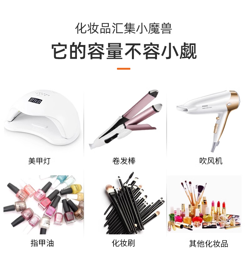 Wholesale of large-capacity multi-layer handle cosmetic cases, cosmetic cases, nail cases, aluminum alloy storage, cross-border cosmetic cases pic 8