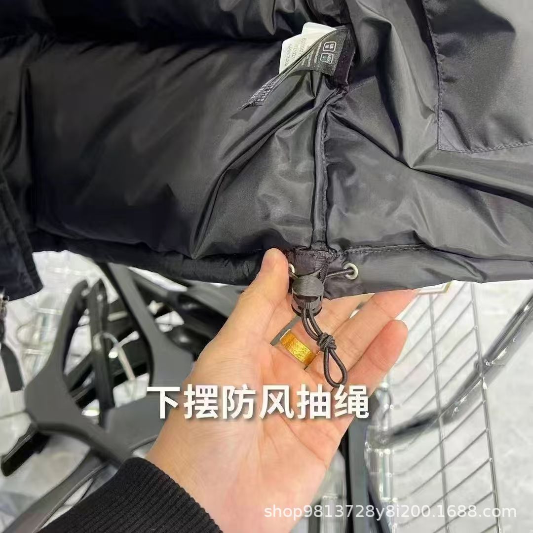 莆田正确美版1996北羽绒服外套白鸭绒防风保暖情侣时尚百搭面包服详情8
