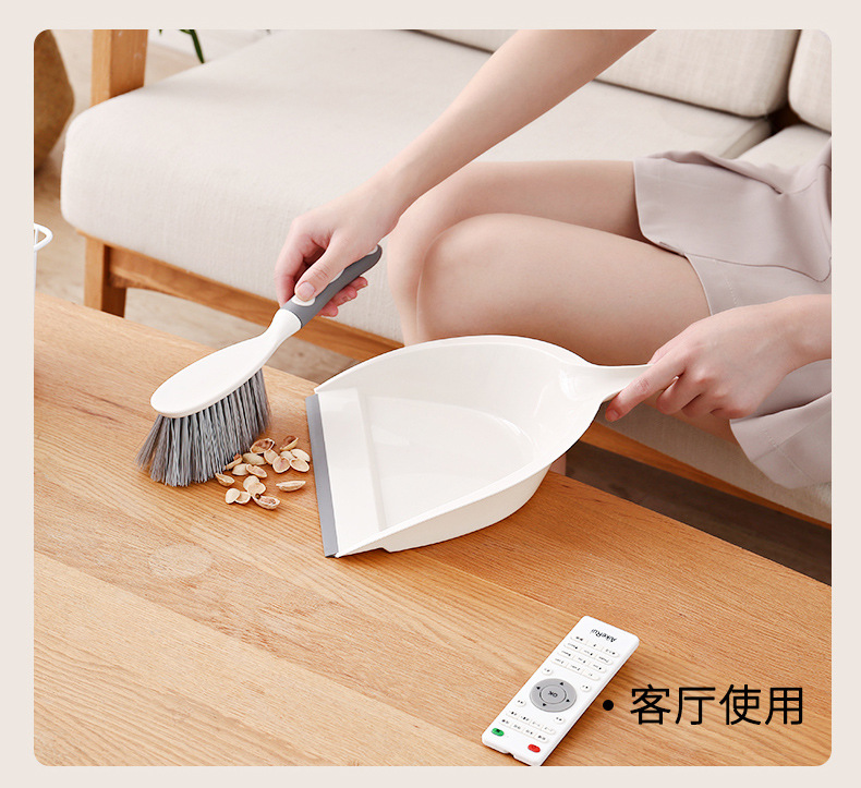 日式桌面扫把簸箕套装汽车用笤帚扫床头发扫地儿童扫帚铲刷套装刷详情12