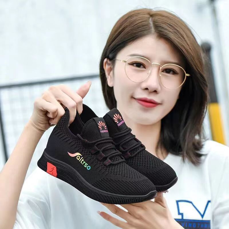 新款老北京布鞋女鞋健步软底防滑妈妈运动鞋透气网鞋时尚休闲单鞋详情2