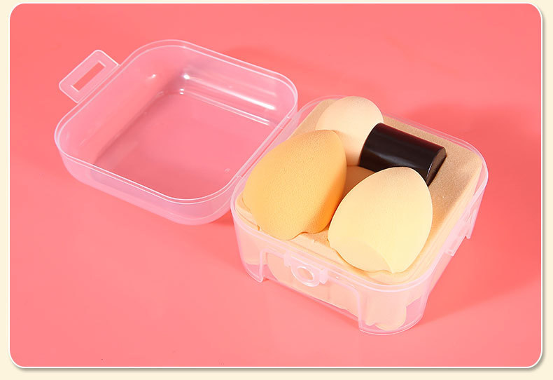 樱微美蘑菇头美妆蛋气垫粉扑套装葫芦粉扑鸡蛋盒套装包装遇水变大详情14