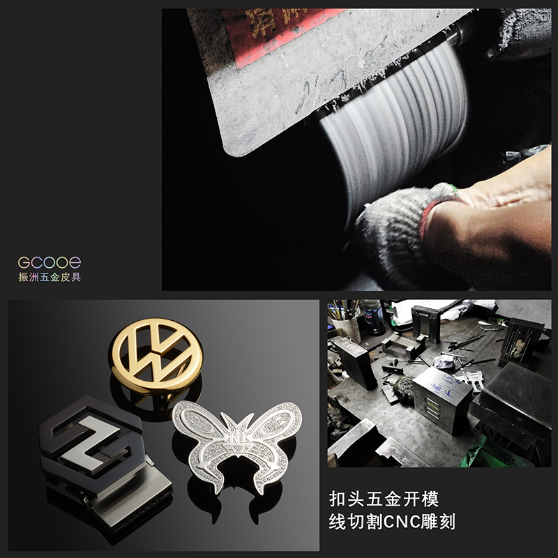 Custom-made LOGO high-end belt buckle for men, alloy automatic buckle, factory belt buckle pic 3