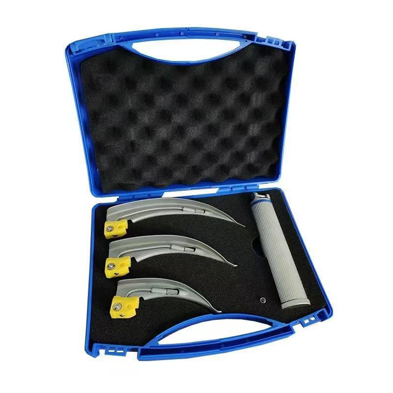 Cross-border exclusive supply Yongle laryngoscope LED light ultra-white bright anesthetic laryngoscope stainless steel adult laryngoscope set pic 7