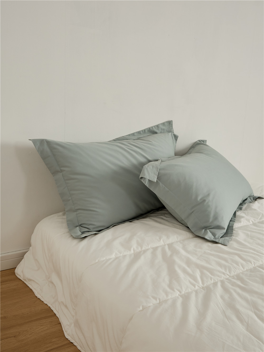 Long-staple cotton single item, all-cotton brushed quilt cover bed, simple pigment color pure cotton autumn and winter 1.8m bedding pic 113