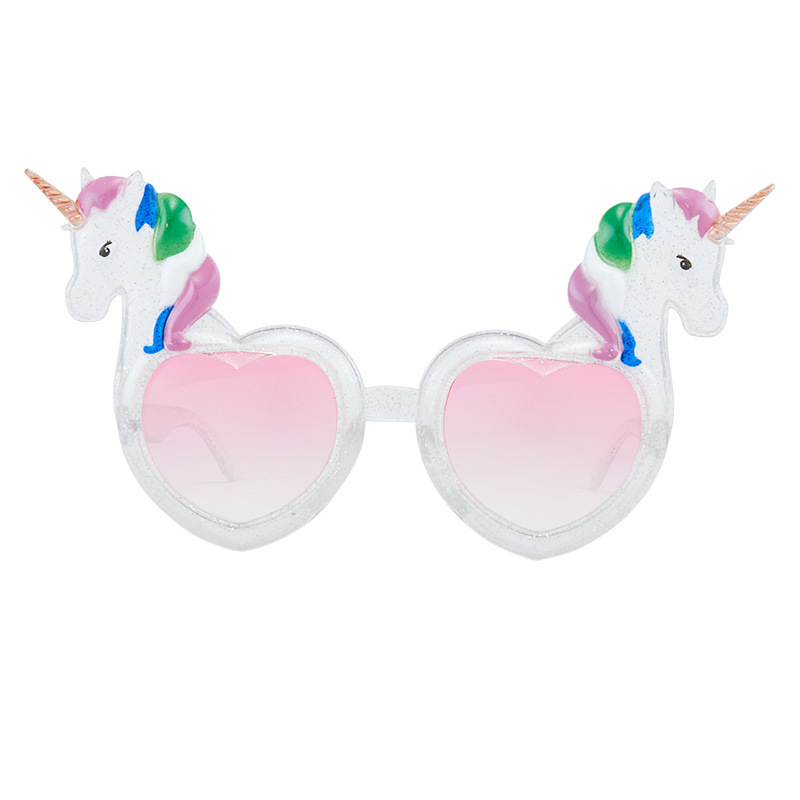 独角兽节日搞怪眼镜生日礼品派对眼镜拍照摆件用品道具适合孩详情6