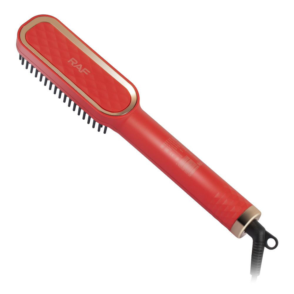 RAF European standard cross-border straightening comb, no damage to hair, dual-purpose for straightening and curling, electric curling iron, straightening device, home use pic 16