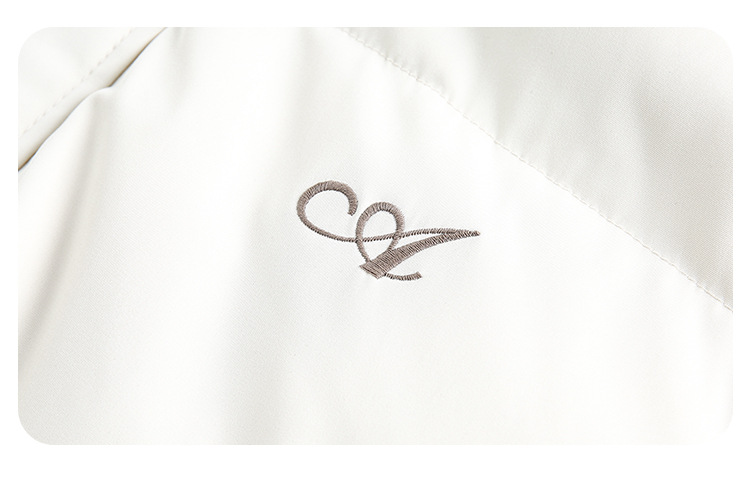 CATTEE美式复古90白鸭绒毛领连帽羽绒服男女冬季防寒保暖短外套潮详情18