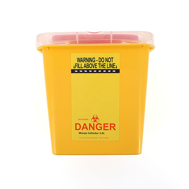 Cross-border exclusive square push-lid sharp tool boxes, hospital and clinic sharp tool boxes, needle boxes, and multi-specification medical waste boxes pic 8