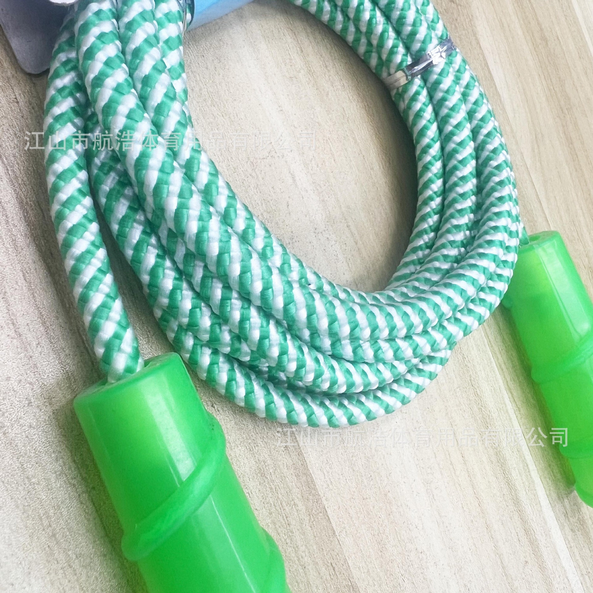 出口欧美商超定货编织儿童跳绳环保材料初学练习跳绳2m厂家直发详情3