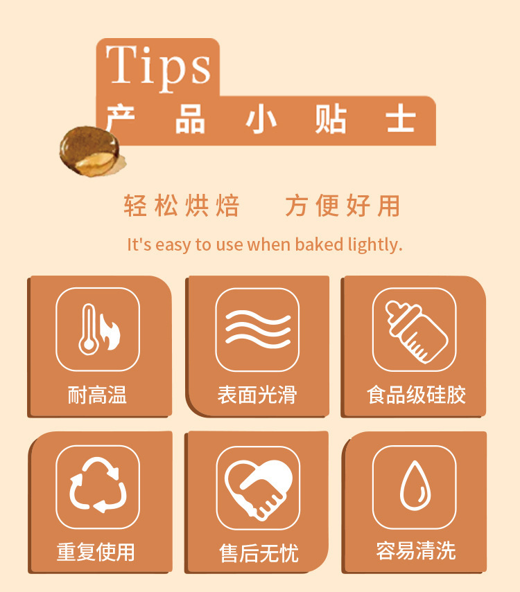 宝宝辅食卡通烘培垫  新款圣诞硅胶烘焙不粘垫姜饼人圣诞树加厚耐温不粘烘焙烤垫详情2