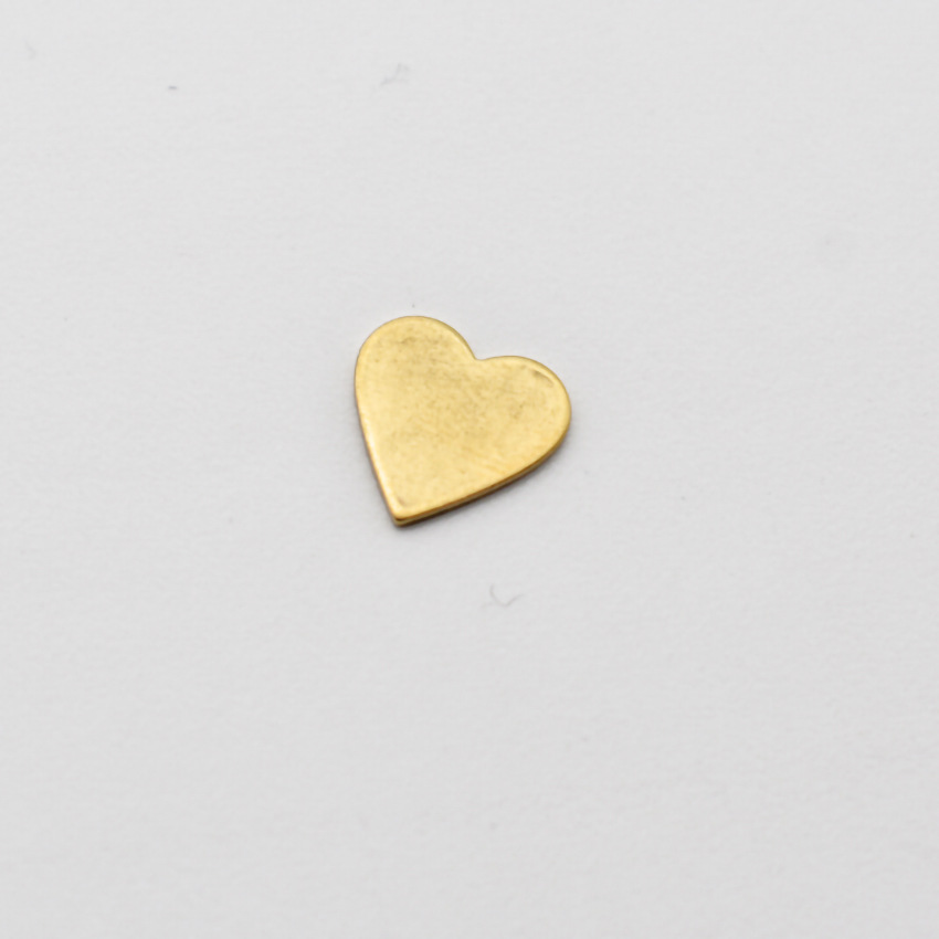 New best-selling bracelets, ear clips, pendants, necklaces, DIY copper jewelry accessories, welded hole-free heart pieces pic 12