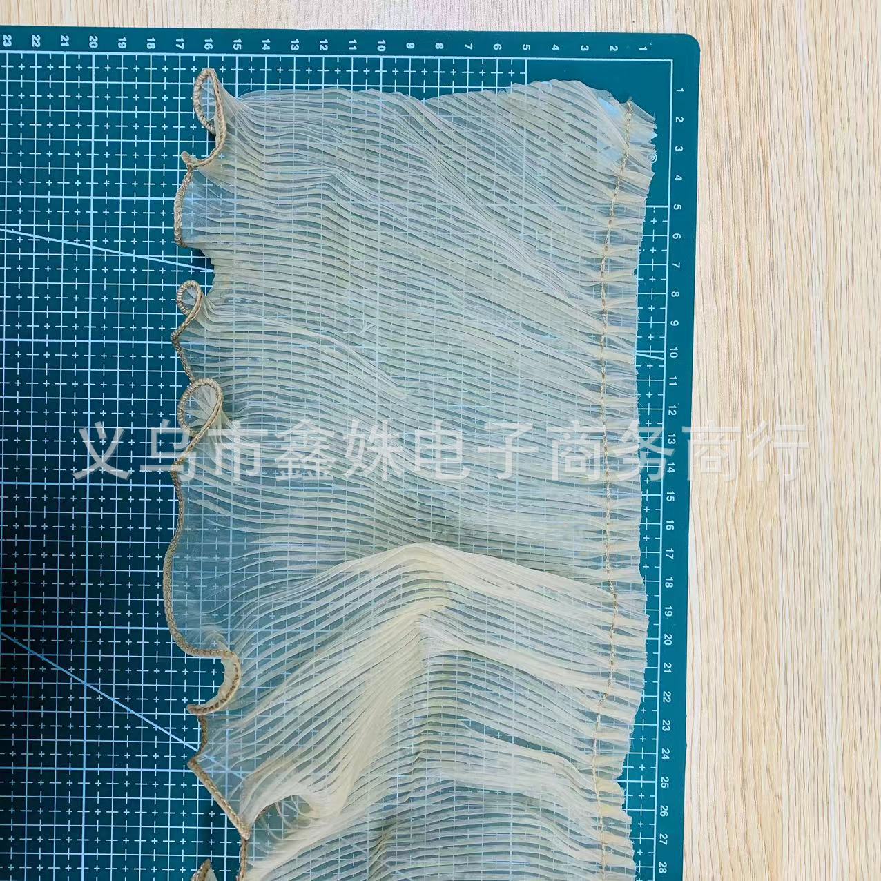 New chiffon pleated lace high-density clothing accessories pic 12