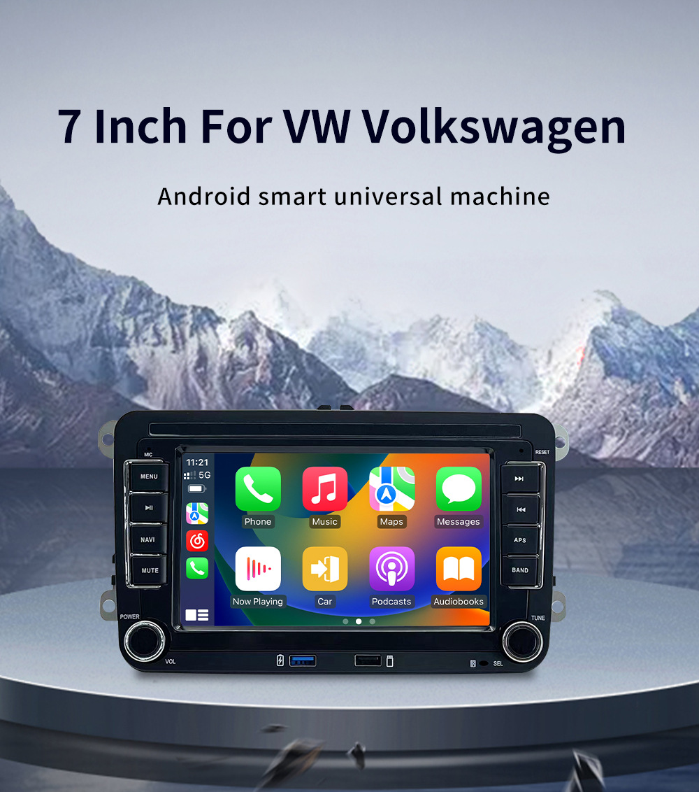 适用大众车斯柯达捷达帕萨特CC途观锐中控大屏导航倒车影像一体机详情1