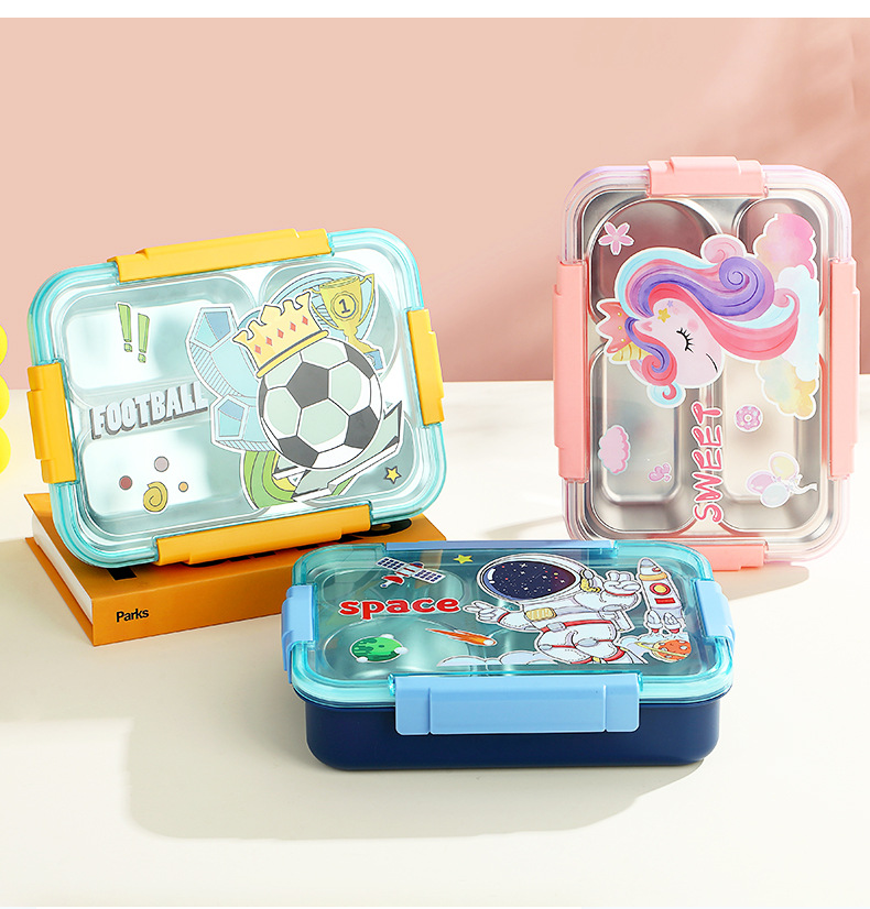 Dopamine-colored insulated lunch box for girls, 304 stainless steel lunch box for office workers, high appearance level, heat and cold resistant lunch box pic 7