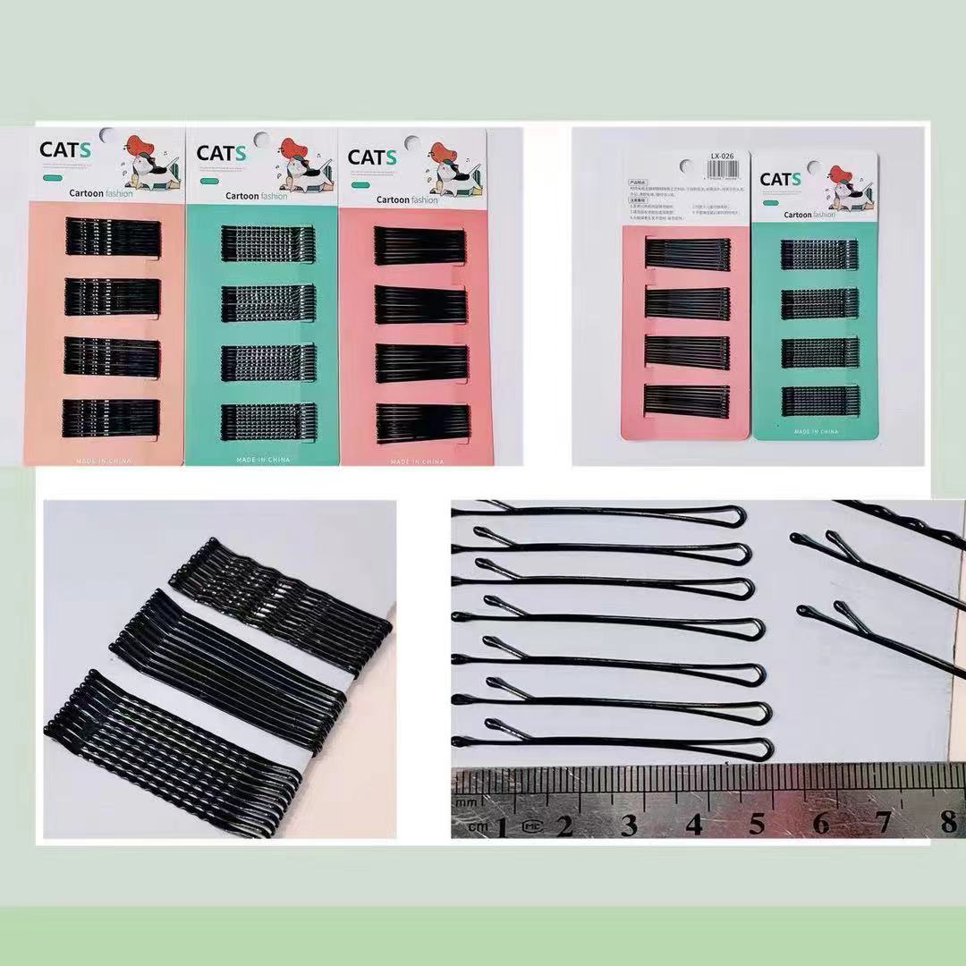 【1-8 Zones 】 Color straight clips 1800 yuan per box, color straight clips, curved hair clips, hair clips, bangs clips, small black clips, curved clips, fresh 1 yuan supply pic 3