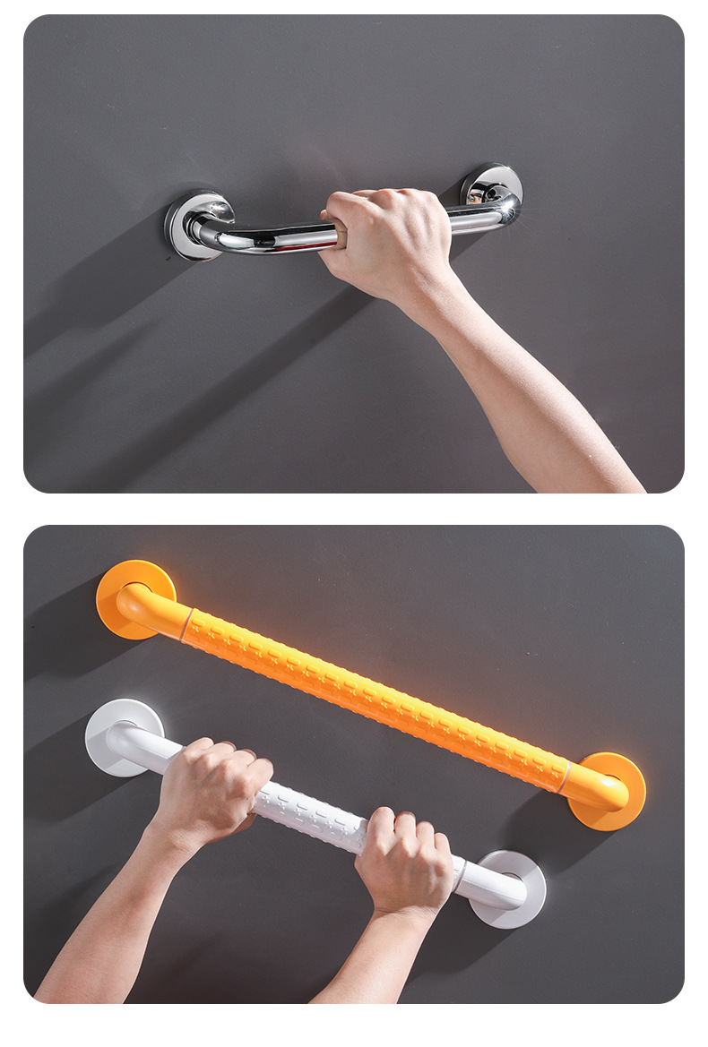 Bathroom safety anti-drop handrails, bathroom barrier-free toilet anti-slip railings, toilet stainless steel, disabled and elderly pic 13