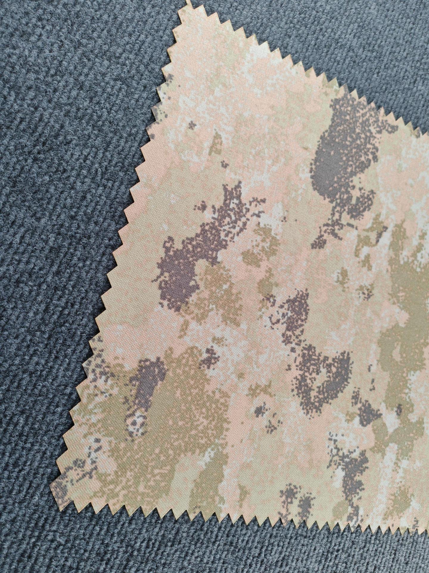 新款数码迷彩防水PU面料1000D涤纶高强丝仿尼龙可提拉牛津布详情5