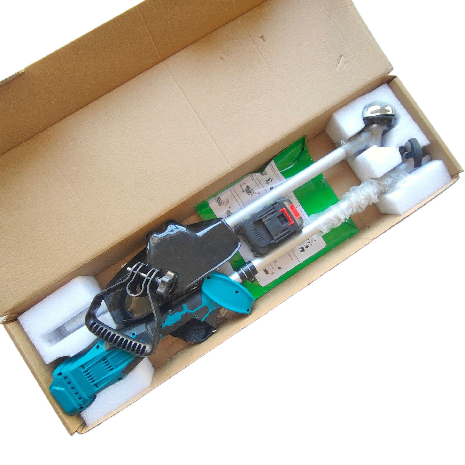 大功率10寸无刷电动割草机充电式除草背负式多功能小型农用打草机详情5