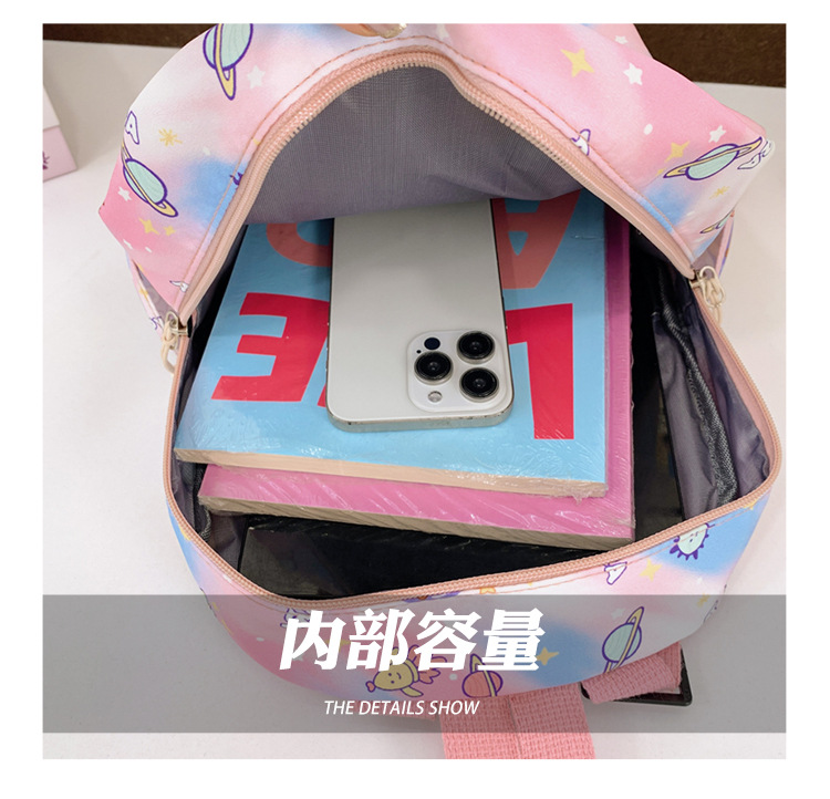 2025新款女孩时尚甜美双肩包小学生上课书包可爱卡通出游儿童背包详情36