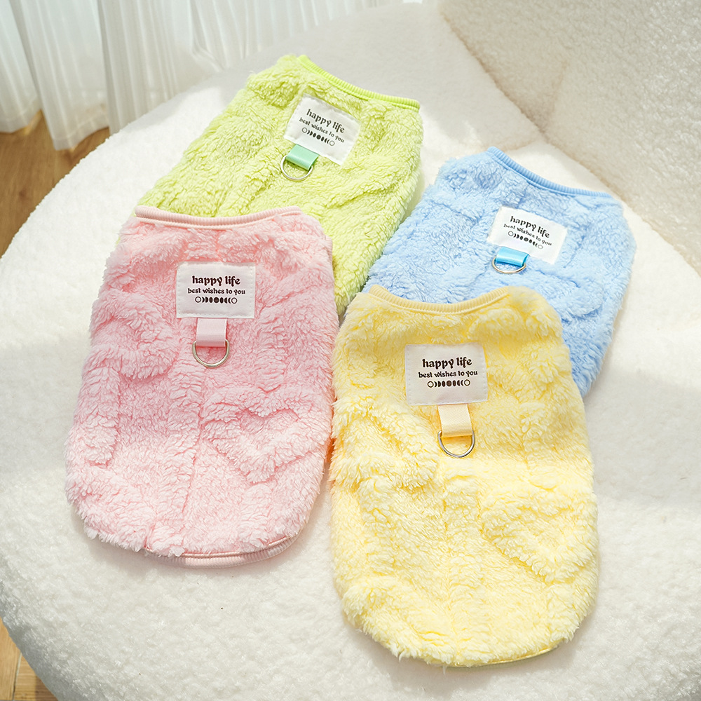 Ropa para perros invierno teddy by bears pomerania small dog mascotas otoño invierno plus peluche tracción peluche suministros para gatos pic 2