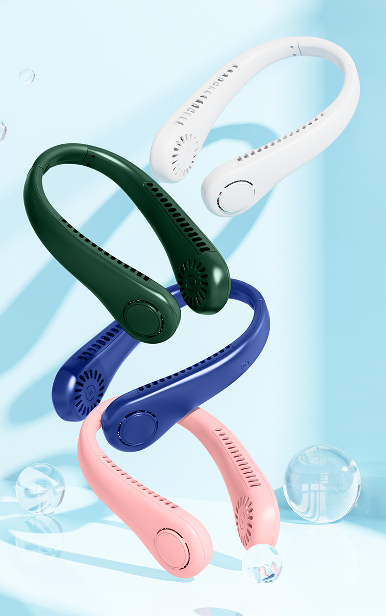 挂脖风扇懒人便携式超长续航usb充电无叶高续航户外手持小风扇详情21