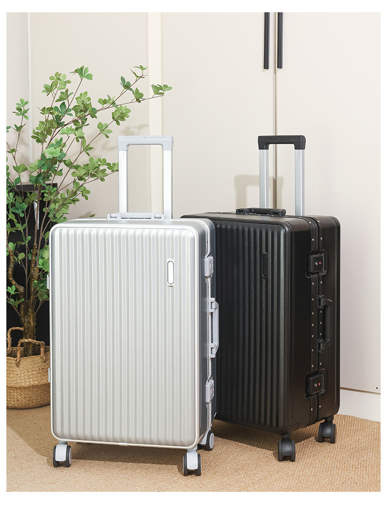 行李箱26寸铝框款20寸旅行箱万向轮学生结实耐用行李箱24寸拉杆箱详情42