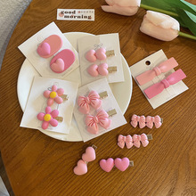 赵露思同款发夹咖色系侧边发卡刘海夹前额鸭嘴夹新款时尚简约发饰详情88