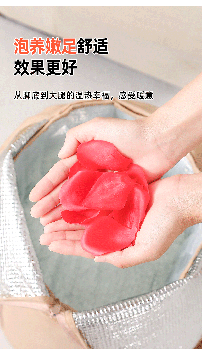 智能数控款足浴袋折叠洗漱包干湿分离收纳包透明挂袋详情21